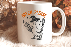 Witch Please SVG | Funny Halloween Goose PNG | Witchy Animal Product Image 3