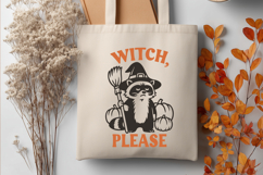 Witch Please SVG | Funny Halloween Raccoon PNG | Sassy Print Product Image 2