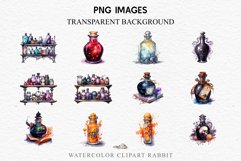 watercolor scary halloween Poison Bottles, victorian clipart, sublimation nursery, fall autumn Witch Poison Bottles Scary Halloween Clipart PNG Scrapbooking Art Tale Image Watercolor Transparent Print illustration sublimation creepy printable digital