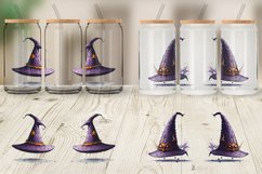 Witch's Hat Halloween Glass Can Wraps Product Image 3