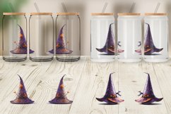 Witch's Hat Halloween Glass Can Wraps Product Image 4