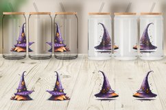 Witch's Hat Halloween Glass Can Wraps Product Image 6