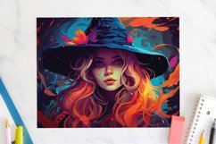 Witch Halloween 20oz Tumbler Wrap Sublimation Design JPG Product Image 2