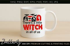 Witchy Halloween SVG for Cricut Spooky T-shirt Mug Design Product Image 3