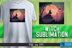 Witch Sublimation Design |Magic Witch Sublimation Design Product Image 1