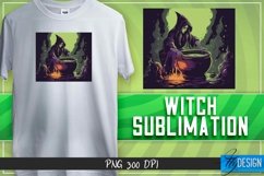 Witch Sublimation Design |Magic Witch Sublimation Design Product Image 1