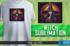 Witch Sublimation Design |Magic Witch Sublimation Design Product Image 1