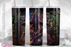 Witch tumbler, celestial tumbler, halloween sublimation Product Image 1