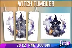 Witch Tumblers Wrap 20 oz | Witch PNG | 300 DPI | PNG File Product Image 1