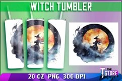 Witch Tumblers Wrap 20 oz | Witch PNG | 300 DPI | PNG File Product Image 1
