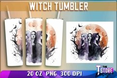 Witch Tumblers Wrap 20 oz | Witch PNG | 300 DPI | PNG File Product Image 1