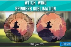 Witch Wind Spinners Sublimation Bundle| Halloween PNG v.1 Product Image 2