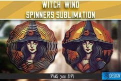 Witch Wind Spinners Sublimation Bundle| Halloween PNG v.2 Product Image 4