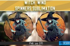 Witch Wind Spinners Sublimation Bundle| Halloween PNG v.2 Product Image 5