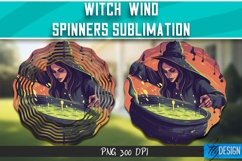 Witch Wind Spinners Sublimation Bundle| Halloween PNG v.1 Product Image 6
