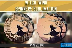 Witch Wind Spinners Sublimation Bundle| Halloween PNG v.2 Product Image 7