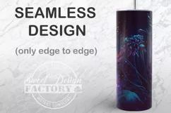 Witch tumbler wrap, halloween tumbler sublimation design Product Image 2