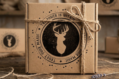 Magical Stag Wizard. Celestial Stag SVG Product Image 2