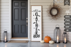 Witches Gather Here SVG | Halloween Porch Sign | Halloween Product Image 2