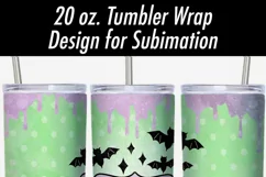 Witches Brew 20 oz Tumbler PNG | Witch Halloween Tumbler Product Image 2