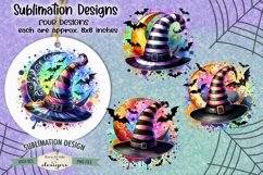 Witch Hat Halloween Sublimation Designs | Halloween PNG Product Image 3