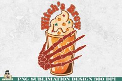 Witch&#039;s brew png / retro fall sublimation / halloween design Product Image 1