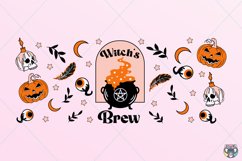 Halloween Glass Wrap svg, Halloween svg, Libbey Glass 16oz Product Image 2