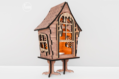 Witch&#039;s Hut Lantern - Halloween Night Light &amp; Spooky Decor Product Image 5