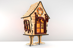 Halloween Lantern Set 3 Designs - Witch&#039;s Hut &amp; Spooky Decor Product Image 7