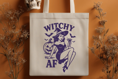 Halloween Retro Witch SVG Bundle | Sassy Vintage Witch Print Product Image 8