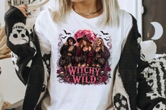 Witchy and Wild Gothic Glam Witches PNG Sublimation Design Product Image 2