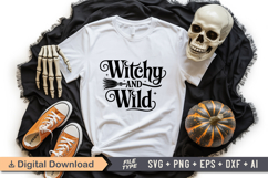 Witchy And Wild SVG File | Spooky Halloween SVG Product Image 1