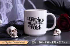 Witchy And Wild SVG File | Spooky Halloween SVG Product Image 2