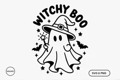 Witchy halloween ghost png Product Image 1