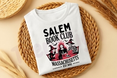 Witchy Book Club SVG PNG, Vintage Halloween Reader SVG Product Image 4