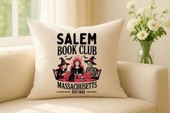 Witchy Book Club SVG PNG, Vintage Halloween Reader SVG Product Image 6