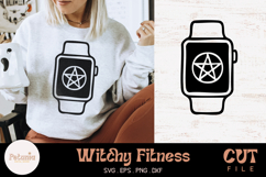 Witchy fitness SVG cut file for Cricut and Silhouette used on gym shirts, mugs, tote bags and workout gear