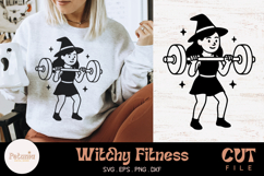 Witchy fitness SVG cut file for Cricut and Silhouette used on gym shirts, mugs, tote bags and workout gear