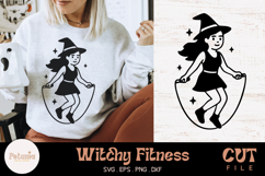 Witchy fitness SVG cut file for Cricut and Silhouette used on gym shirts, mugs, tote bags and workout gear