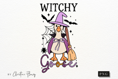 Witchy Goose Halloween PNG | Spooky Season Png Product Image 4