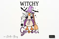 Witchy Goose Halloween PNG | Spooky Season Png Product Image 4