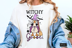 Witchy Goose Halloween PNG | Spooky Season Png Product Image 5