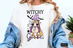 Witchy Goose Halloween PNG | Spooky Season Png Product Image 5