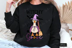 Witchy Goose Halloween PNG | Spooky Season Png Product Image 6