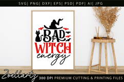Bad Witch Funny Halloween SVG Spooky T-shirt Mug Design Product Image 5