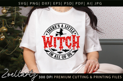 Spooky Witch SVG Cut File Funny Halloween T-shirt Mug Design Product Image 7