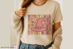 Witchy Mama Halloween SVG PNG T-shirt Design Product Image 3