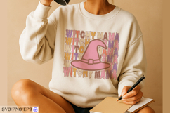 Witchy Mama Halloween SVG PNG T-shirt Design Product Image 4