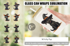 Glass Can Witchy Pup Product Image 1