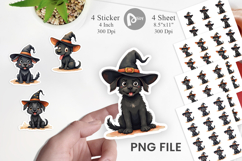Witchy Pup Sticker Product Image 1